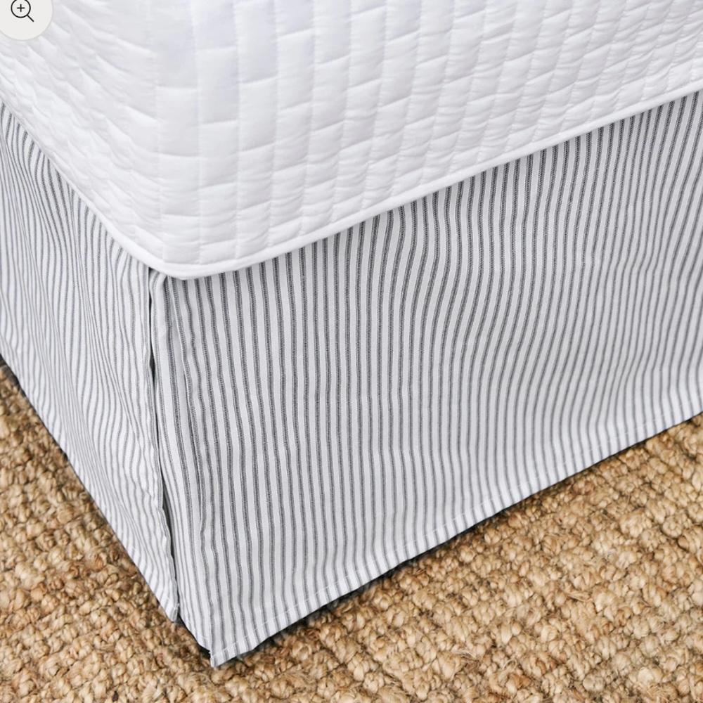 Bedskirt Southern Ticking Co assorted sizes and colors king queen twin - Picture 3 of 4